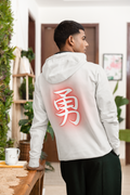 Red Kanji Courage Hoodie